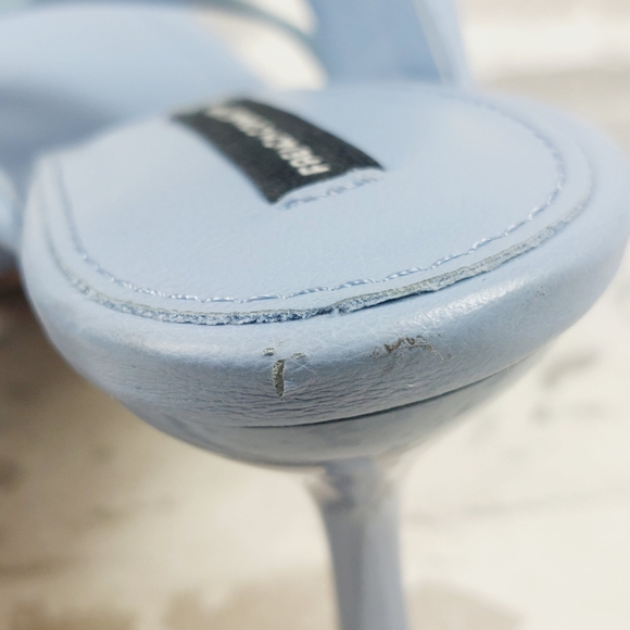 New FRENCH CONNECTION VALERIE Light Blue DRESS SANDALS i384 - Picture 12 of 13